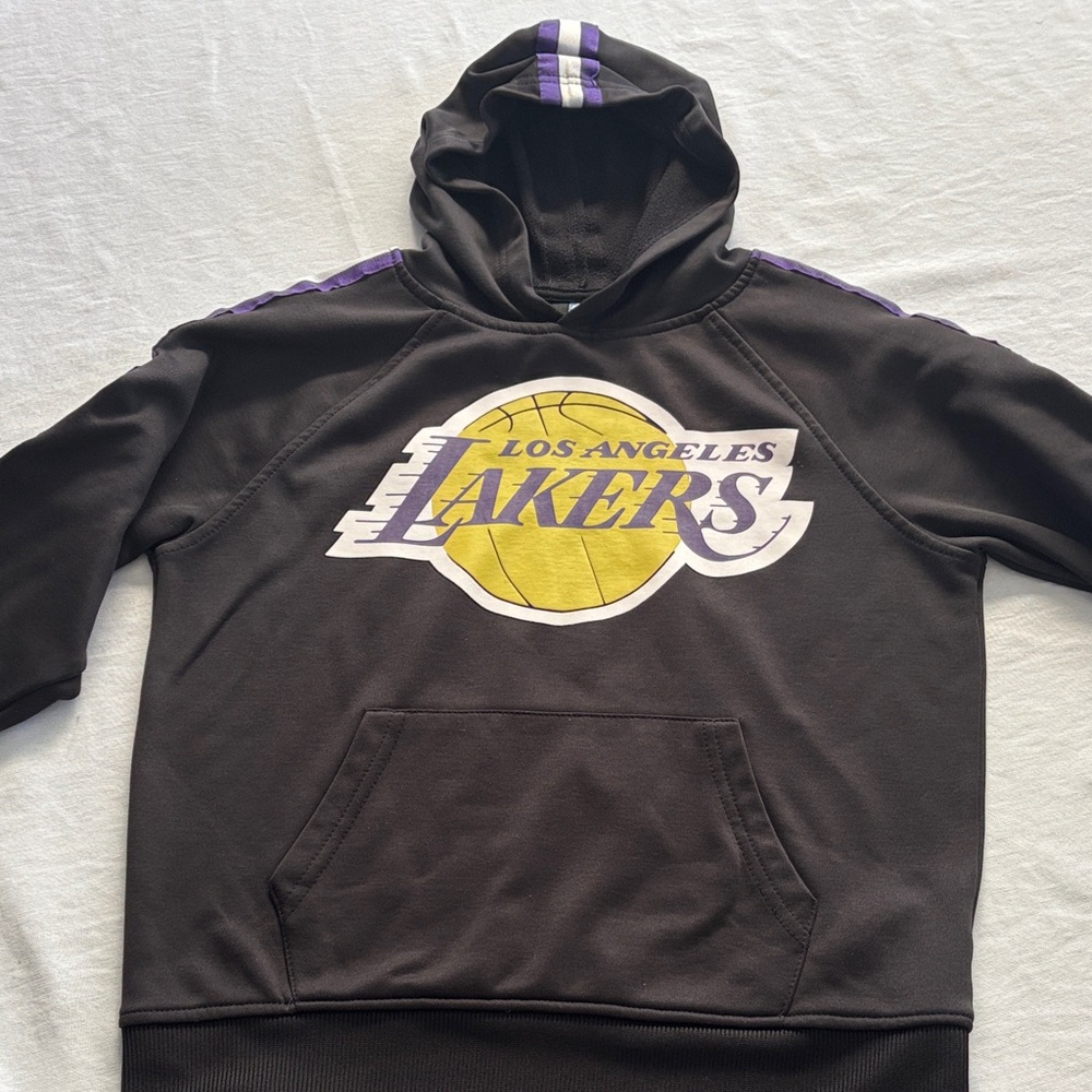 NBA Los Angeles Lakers Black and Purple Hoodie  Sweatshirt - Picture 2 of 11
